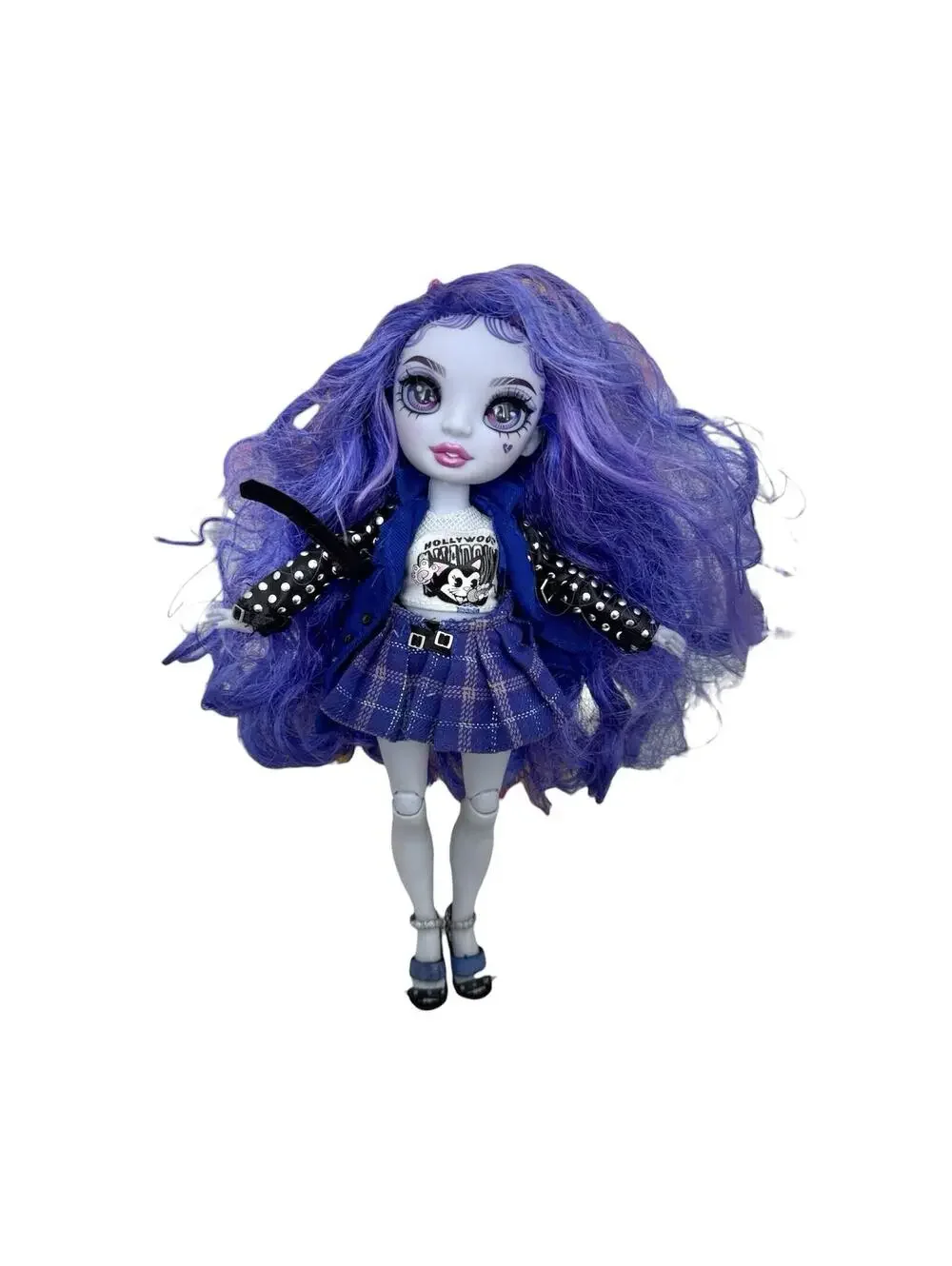 (RF) Shadow High Uma Vanhoose Fashion Doll Neon Shadow Purple Clothing On